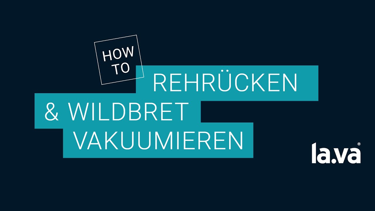 Rehr&uuml;cken und Wildbret vakuumieren (Kauftipp 2025 f&uuml;r J&auml;ger)