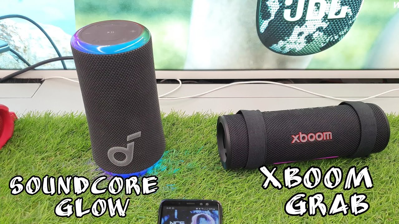LG XBOOM Grab против Soundcore Glow | Тест басов💥💥💯