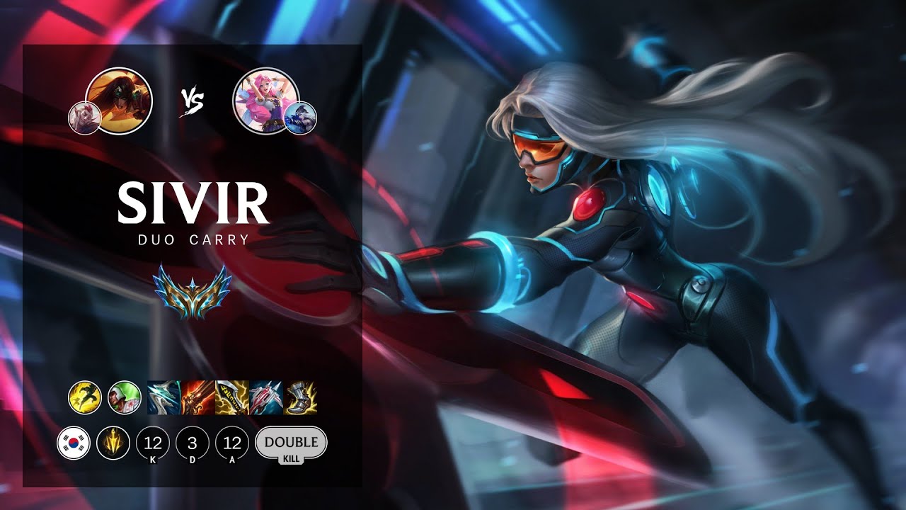 Sivir ADC vs Seraphine - KR Challenger Patch 12.12