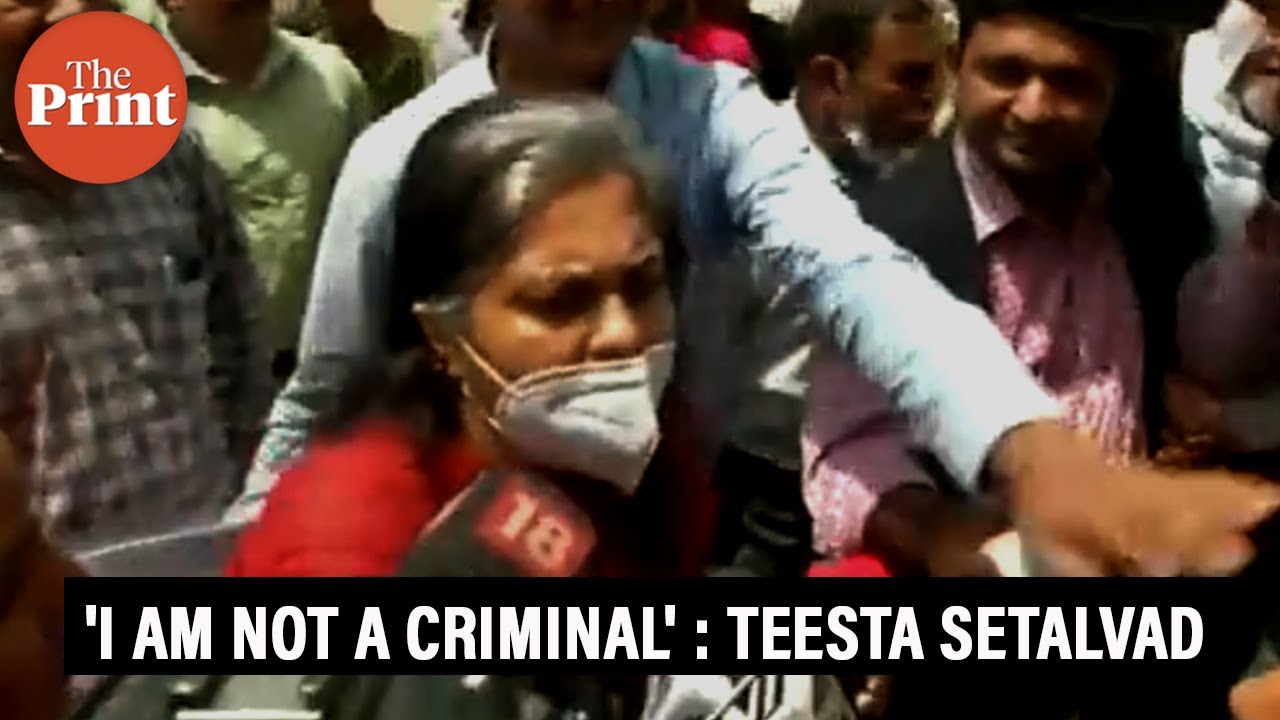 Gujarat ATS presents Teesta Setalvad in Metropolitan Magistrates Court, Ahmedabad