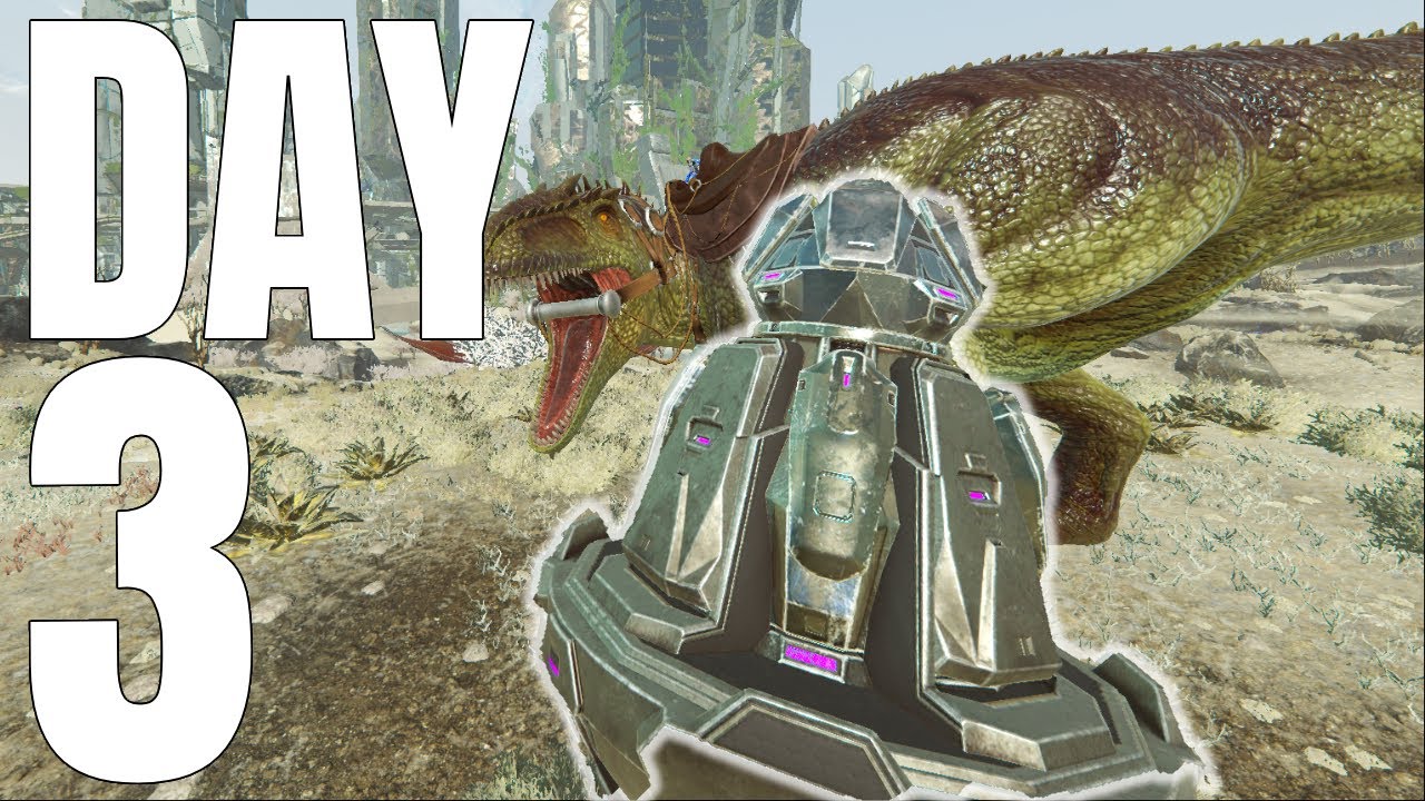 How a 35,000 Hour Tribe Progresses Trough Midgame in | ARK PVP - INX 4MAN