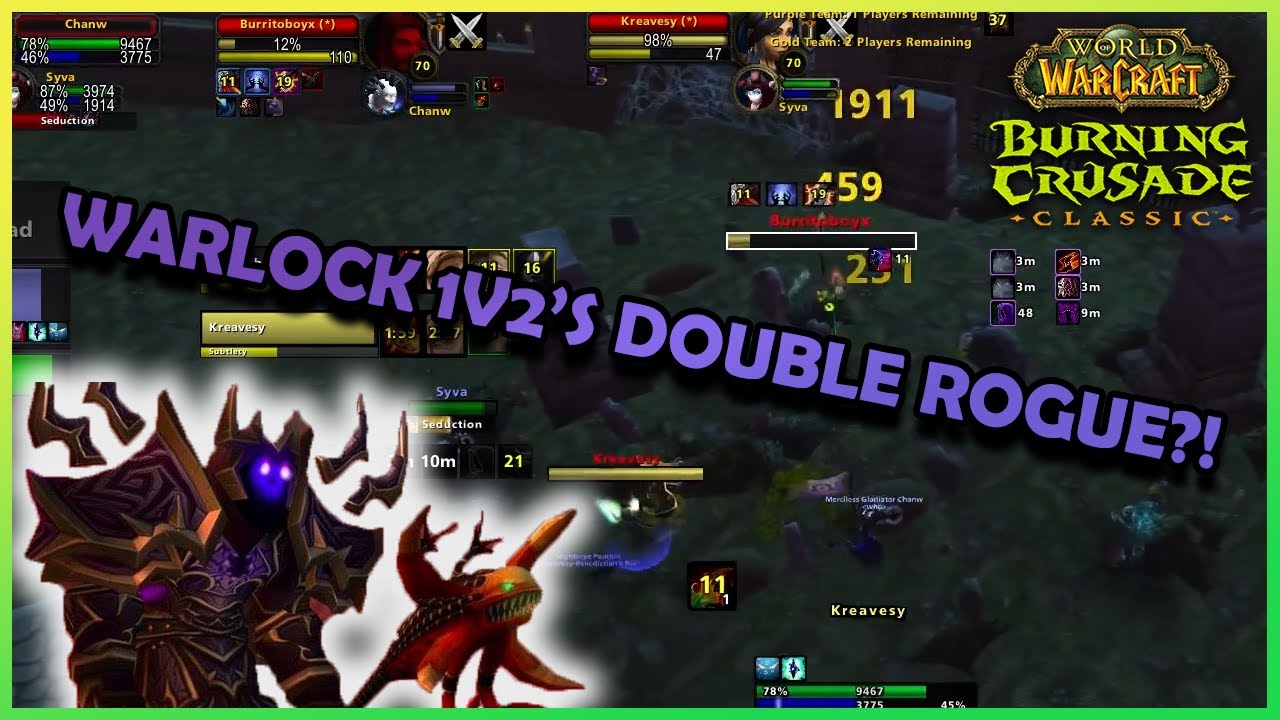 Chanimaly goes 1v2 againsts DOUBLE ROGUE and WINS?! | Daily Classic WoW Highlights #308 |