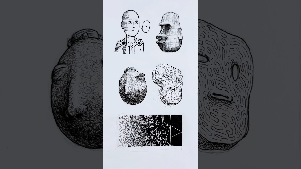 How To Shade With Ink 🖊️ #art #drawing