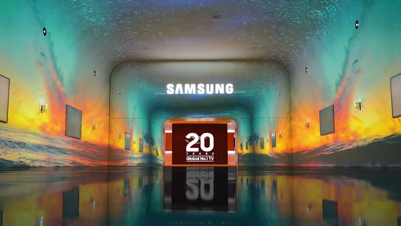 The First Look 2026. Samsung. Your Companion to AI Living - Immersive Tunnel Projection Showcase