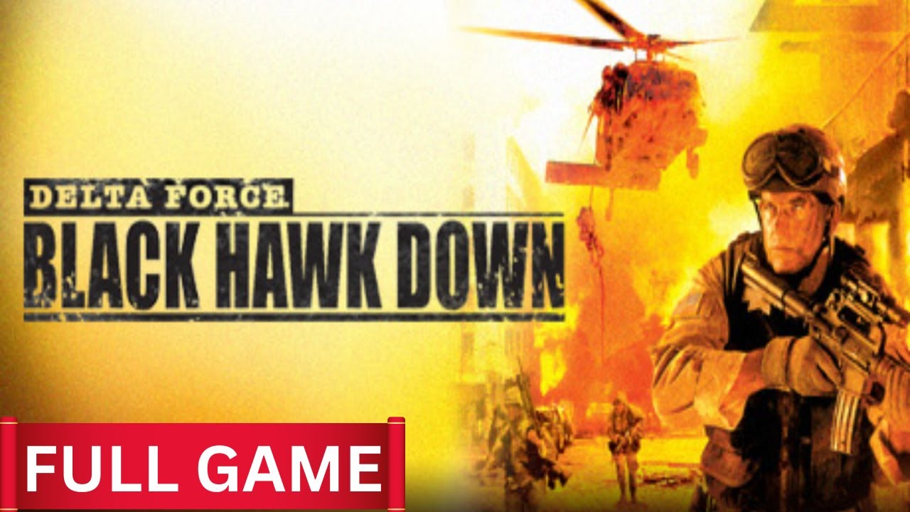 Delta Force: Black Hawk Down | FULL GAME [PS2 4K]