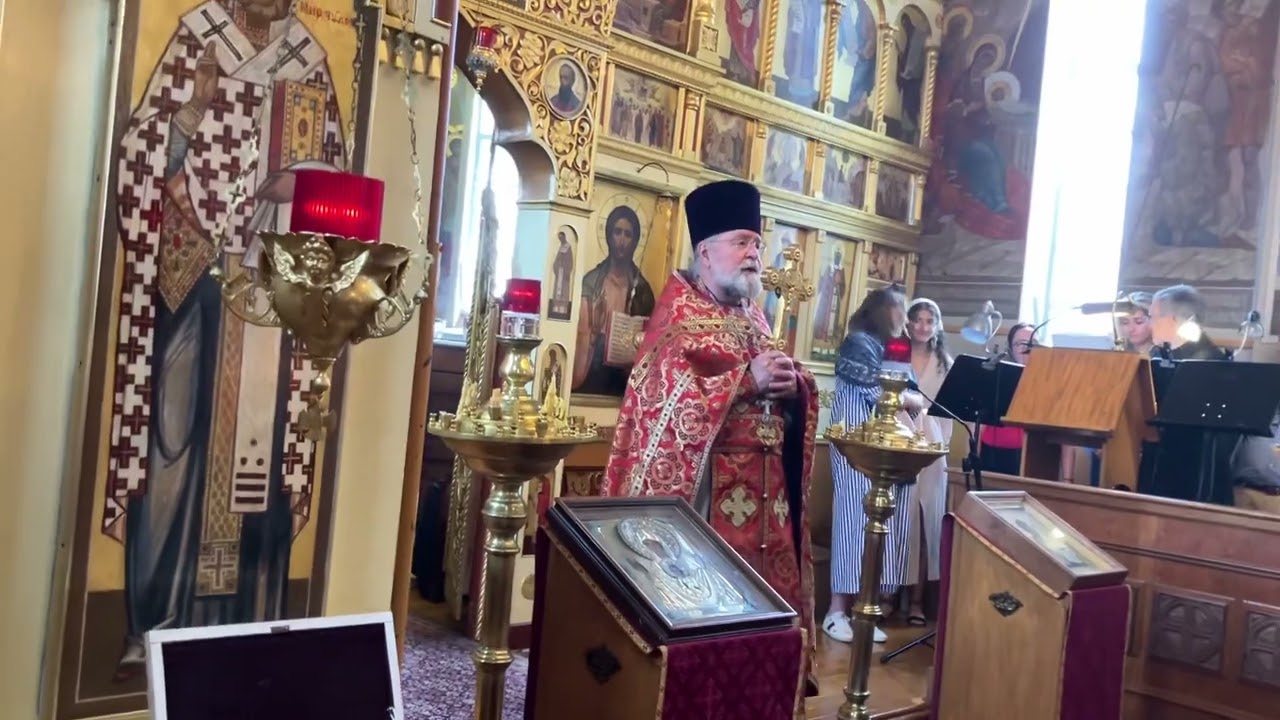 July 9 2023 Tikhvin Icon, Fr Iliya, о Илья, объявления, announcements