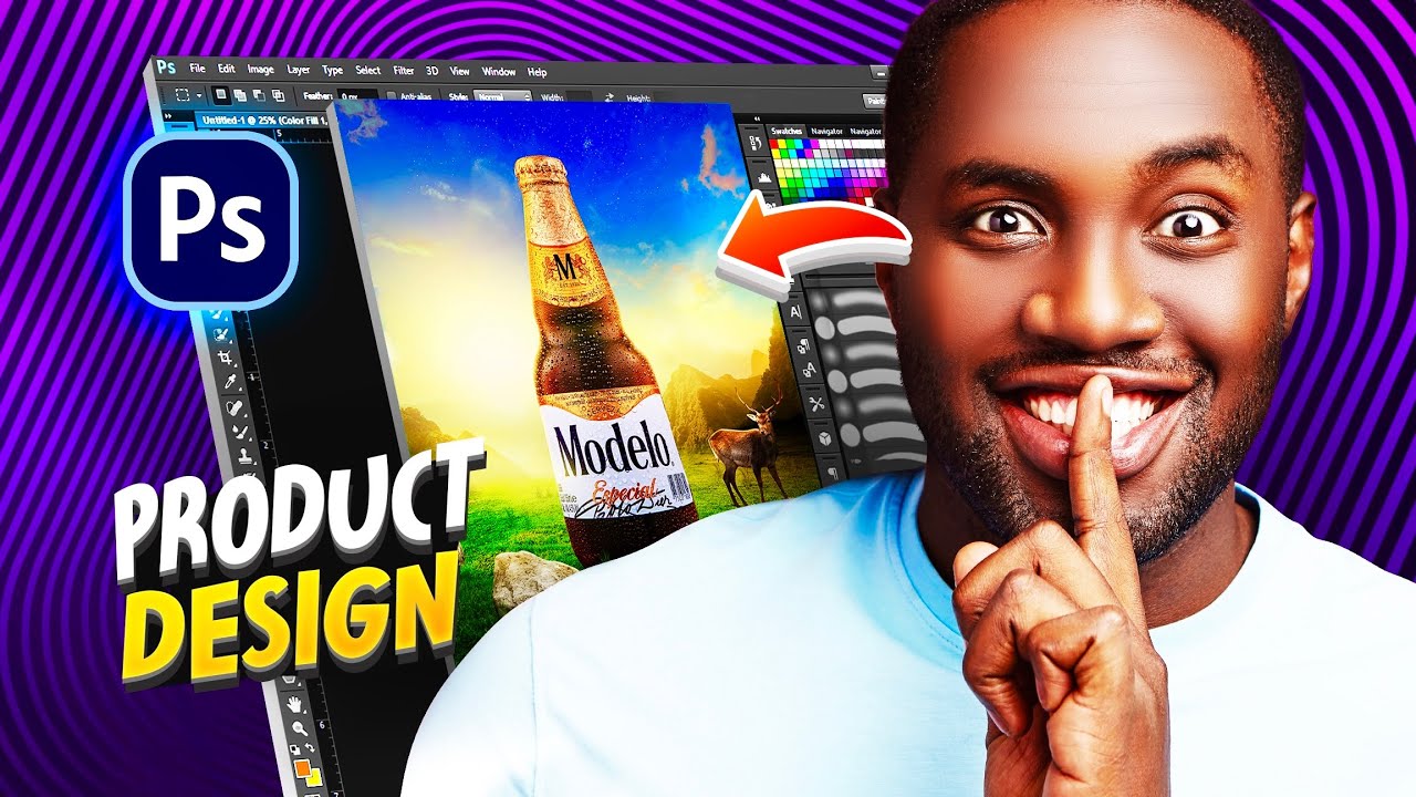 How To Easily Create a Product Manipulation On Adobe Photoshop || 2023 チュートリアル