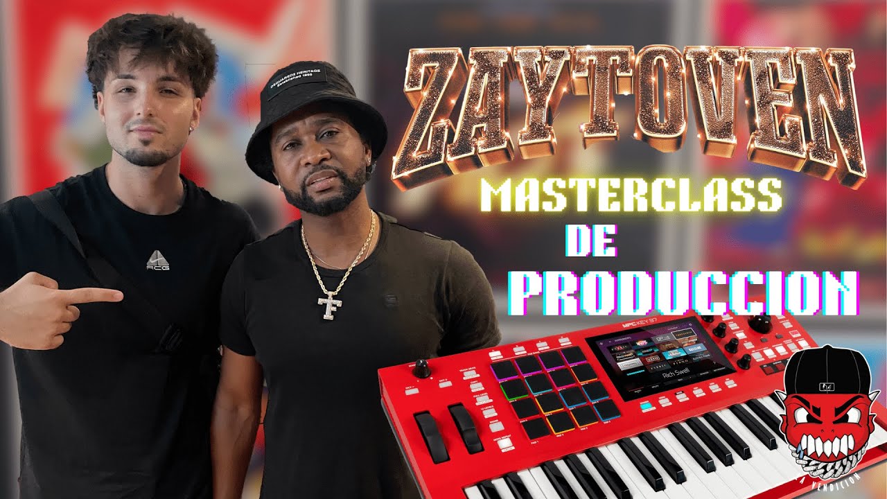MASTERCLASS de PRODUCCI&Oacute;N con ZAYTOVEN en el ESTUDIO de LA VENDICION | YIODY