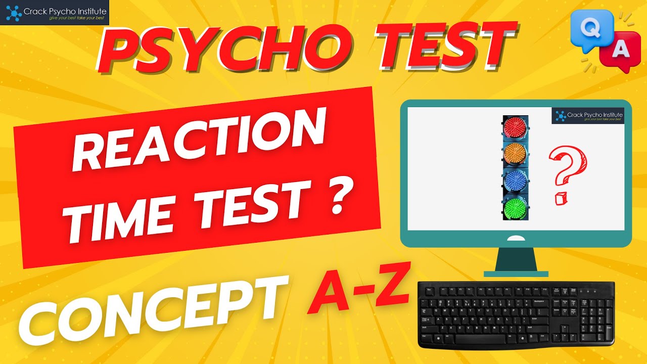 Reaction Time Test I Machine Test I  Metro Psycho #UPMRCL_SC/TO CBAT I Concept I FAQ I   by RAJ Sir