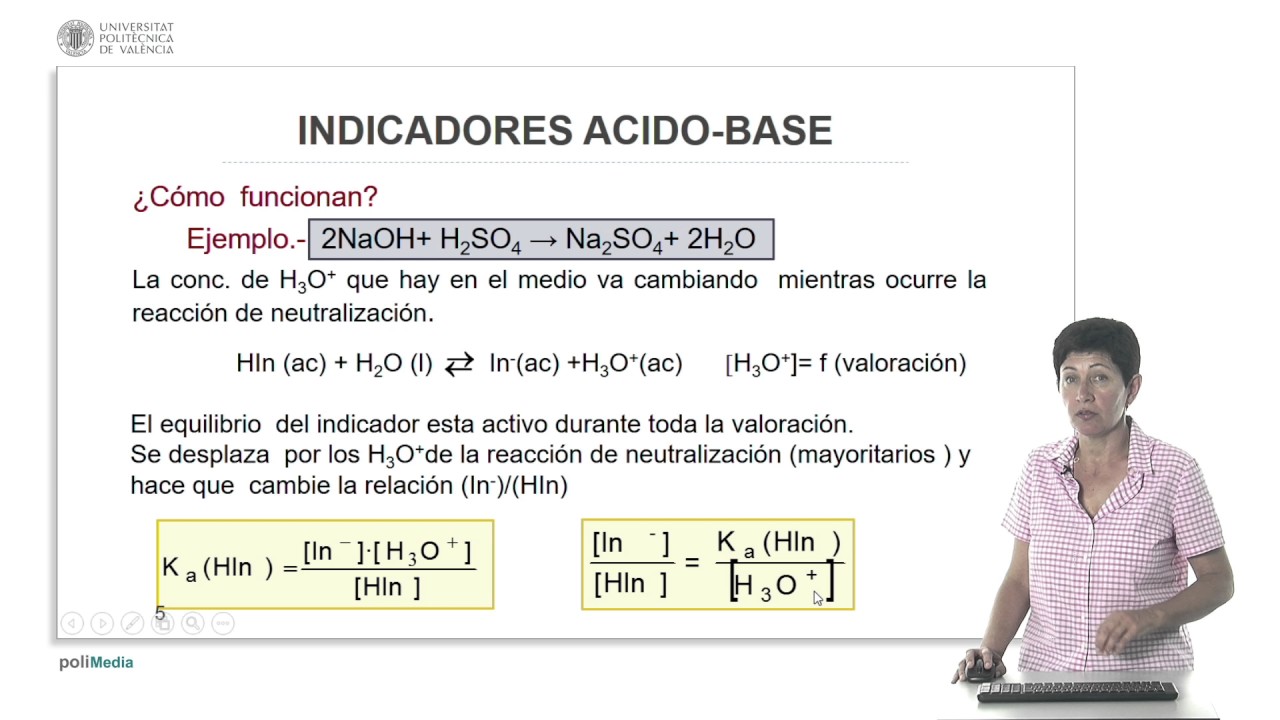 Lección 4. Indicadores ácido base. | 22/24 | UPV