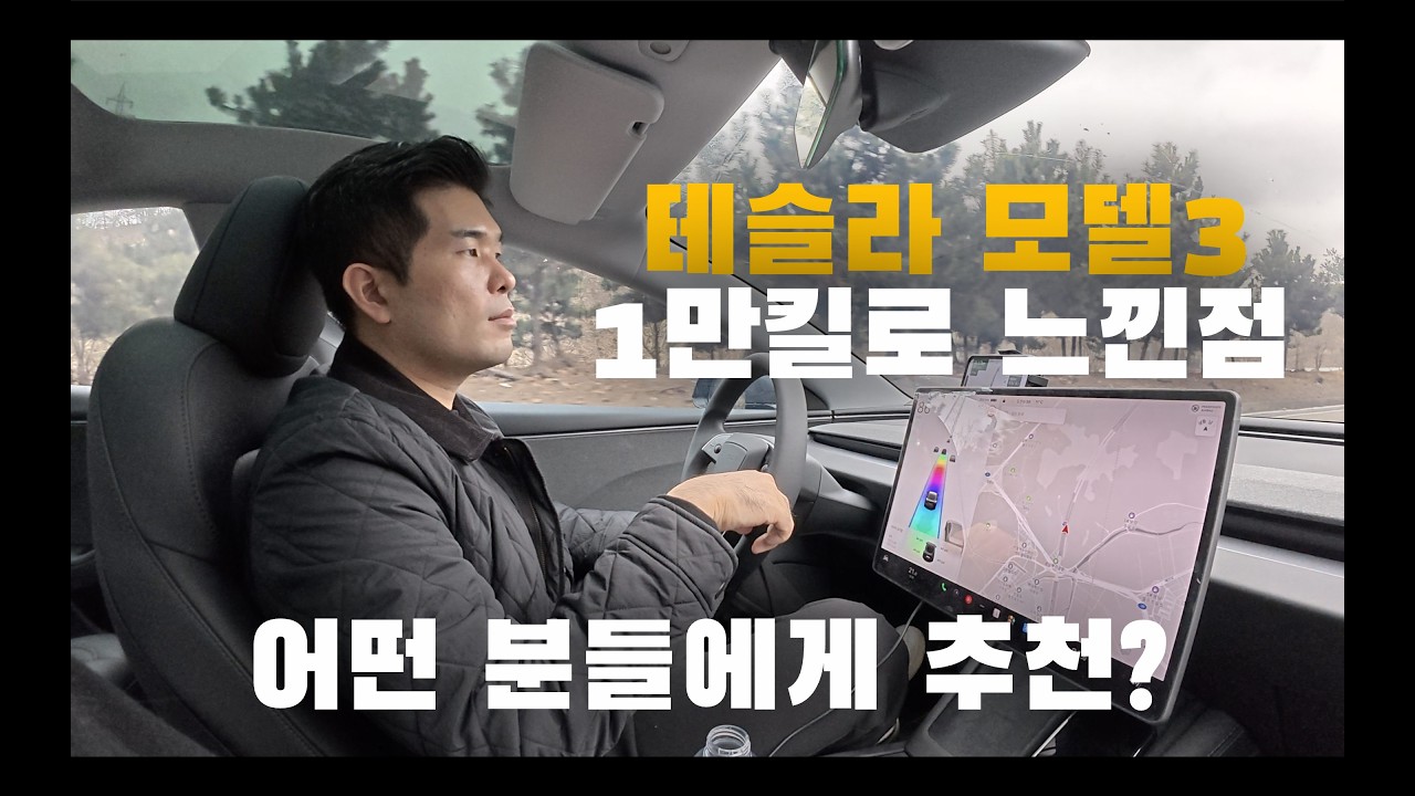 테슬라 모델3 RWD 1만킬로 주행후기 (어떤 분들에게 추천?)