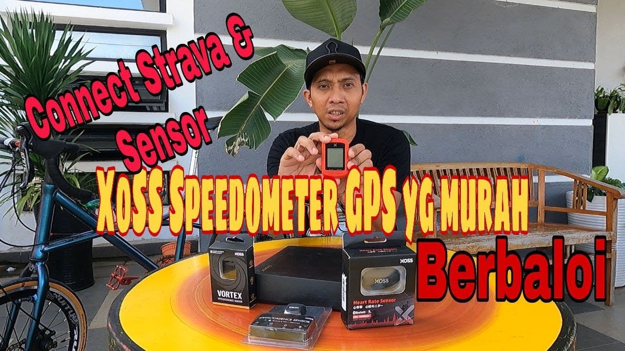 Speedometer GPS Basikal MURAH  | XOSS + Cadence + Heart Rate Sensor.