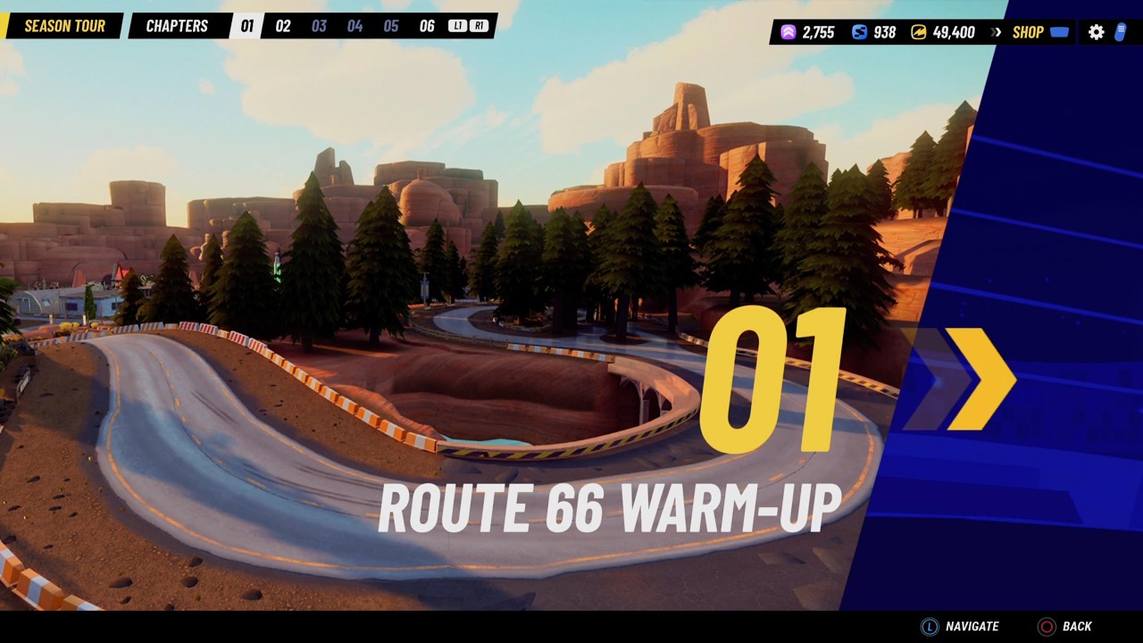 Disney Speedstorm | Season 18a - Chapter 1 Walkthrough [Route 66 Warm-Up]