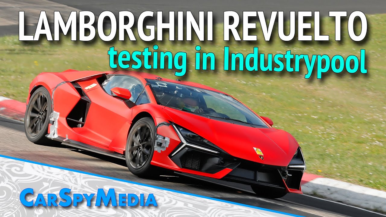 Lamborghini Revuelto 6.5 Liter V12 Caught Testing In Industrypool At The Nürburgring