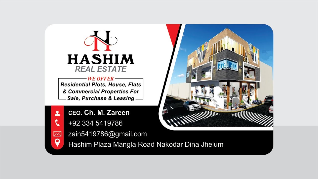 Real Estate Business Card Design