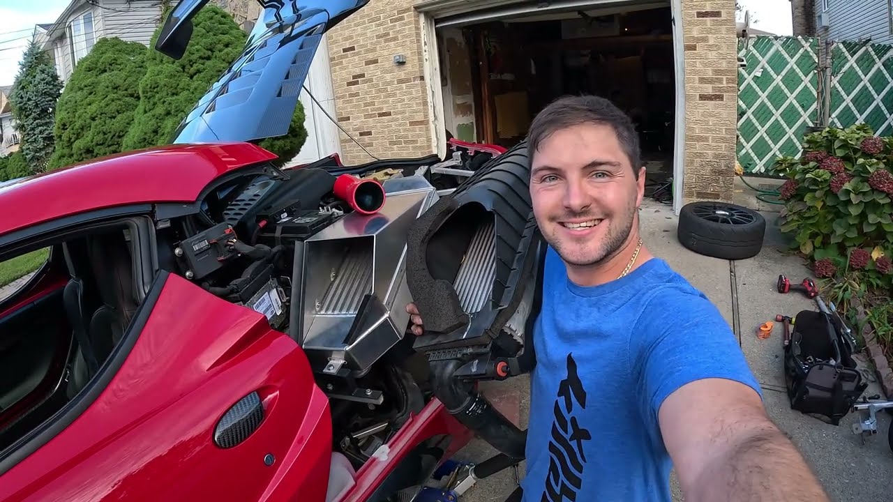 Alfa Romeo 4C Intercooler Upgrade Install