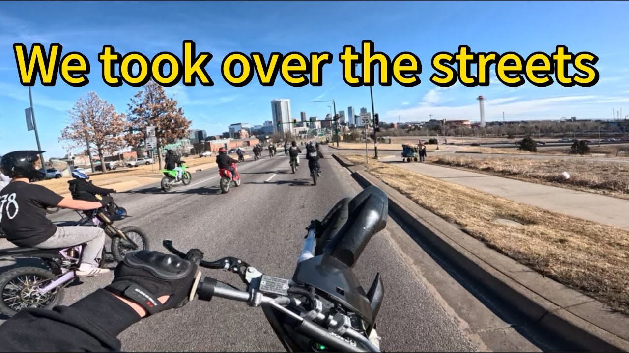 Mega ride-out Through the city￼