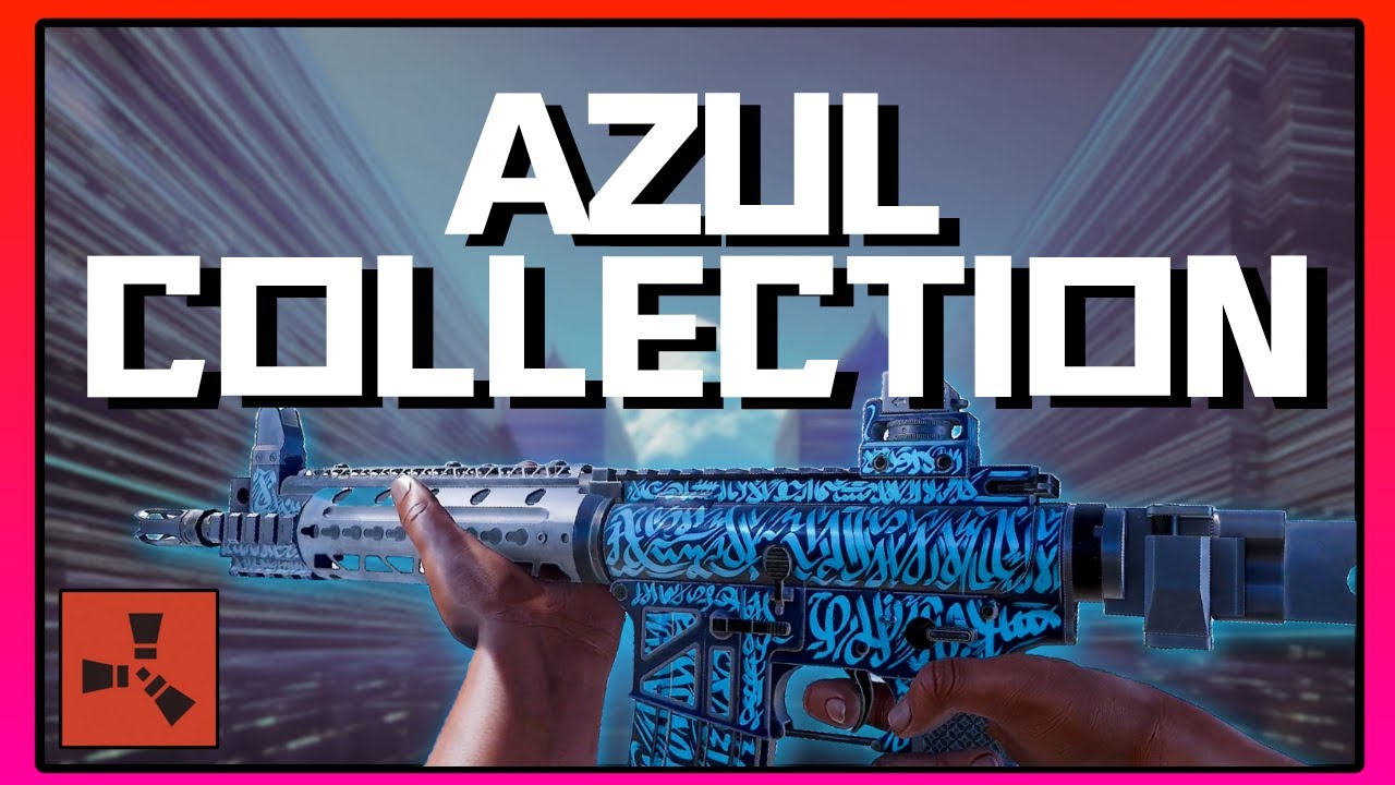 RUST Skins Azul Weapons & Armor Collection