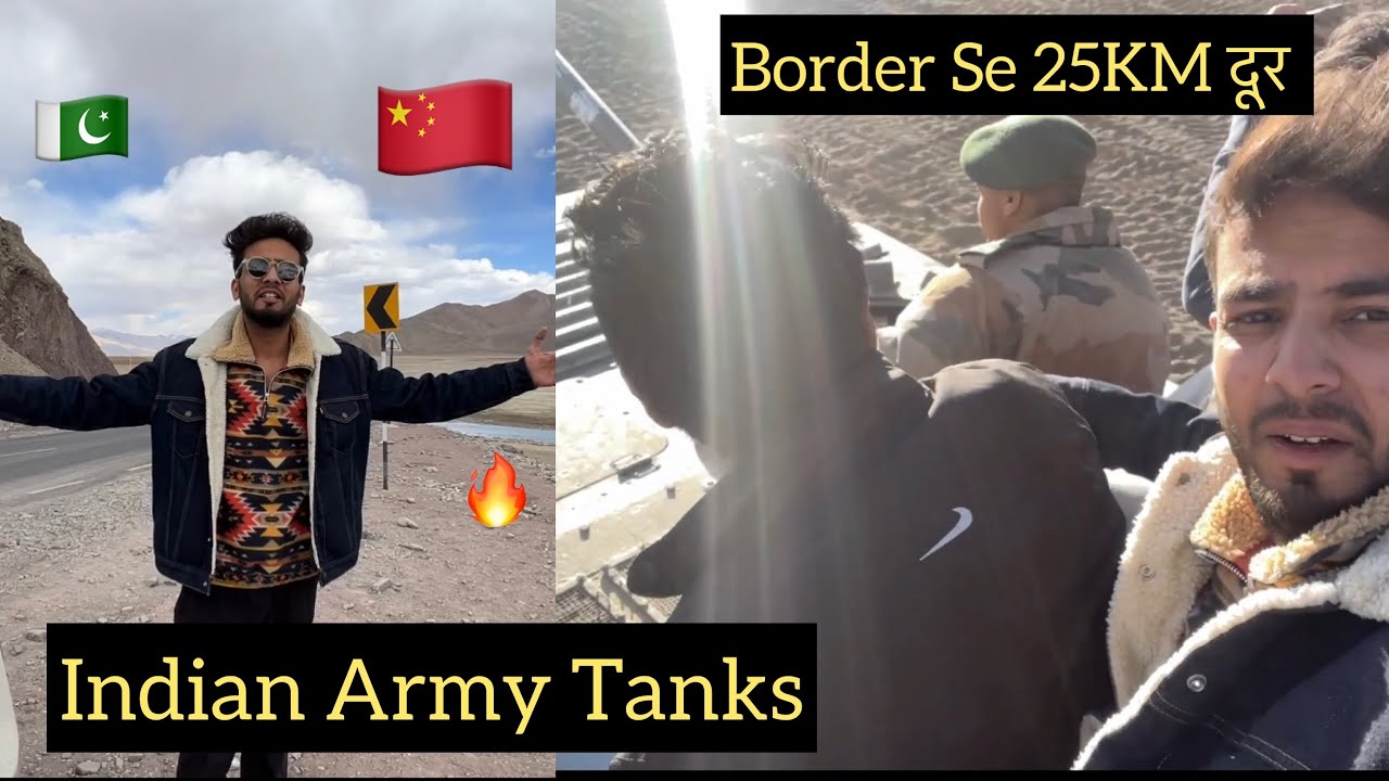 Riding Indian Army Tanks - Indo-China Border 🇨🇳