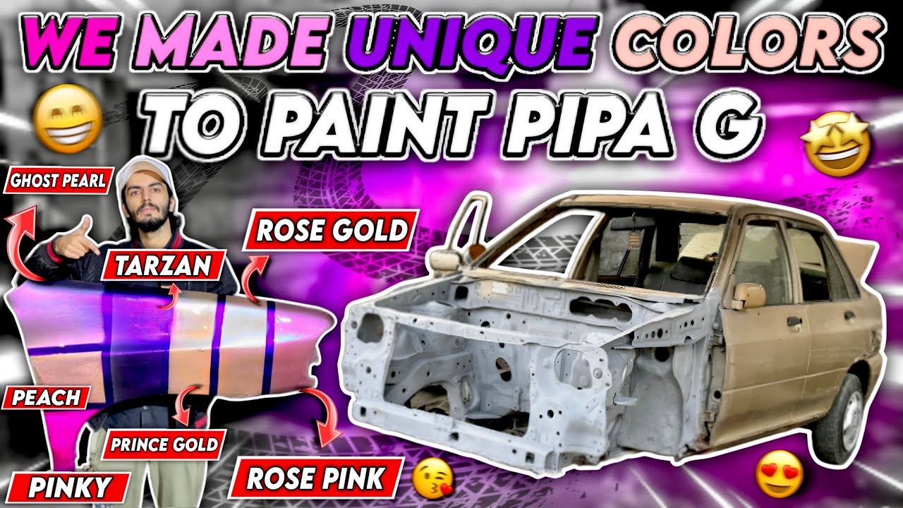 We Made Unique Colors To Paint Pipa G 😍 Ft 2zz No More 😥 TEAM-4K