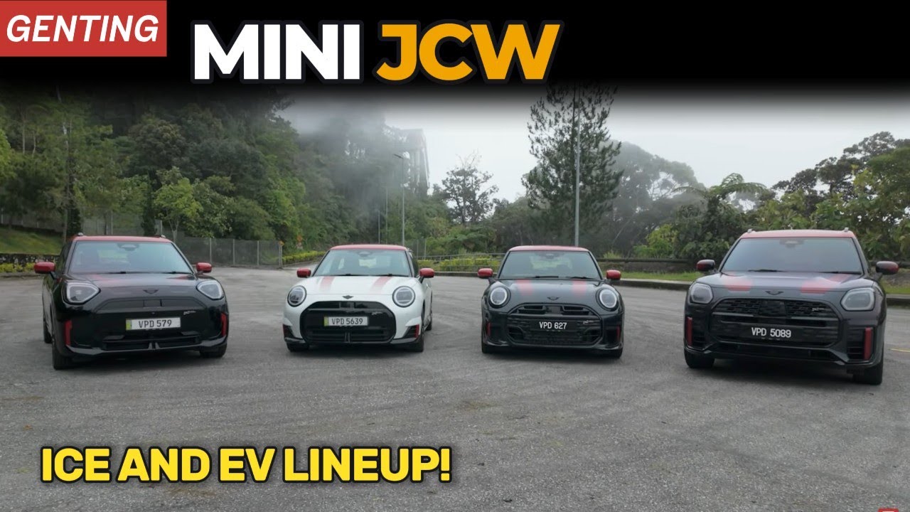 Модельный ряд MINI John Cooper Works (JCW) на Genting! | YS Khong Driving