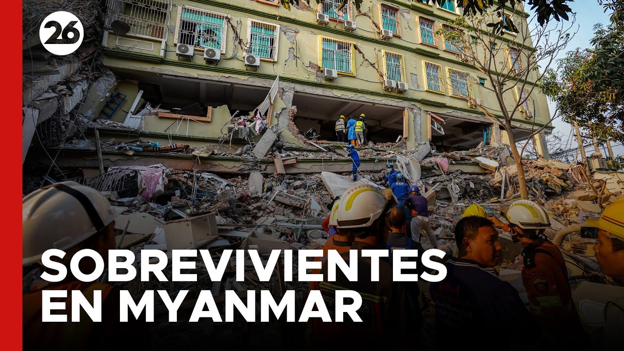 ASIA | CONTIN&Uacute;A la ESPERANZA de ENCONTRAR SOBREVIVIENTES en MYANMAR