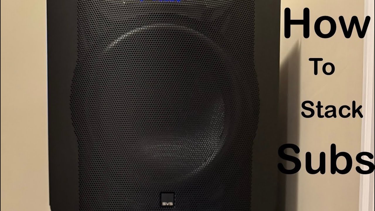 How to stack subwoofers and the benefits🔊🔊🔊🔊