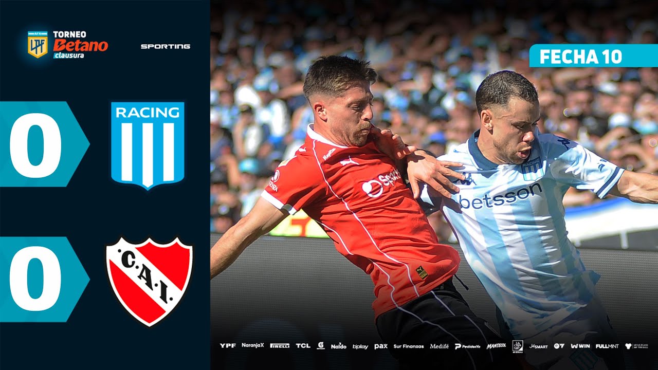 RACING 0 - 0 INDEPENDIENTE | Resumen del partido | #TorneoBetano Clausura 2025
