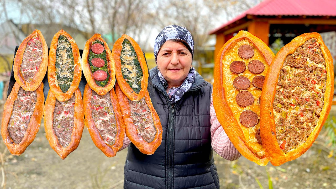 Турецкий пиде - лучший традиционный рецепт в дровяной печи. Кулинарный секрет от бабушки