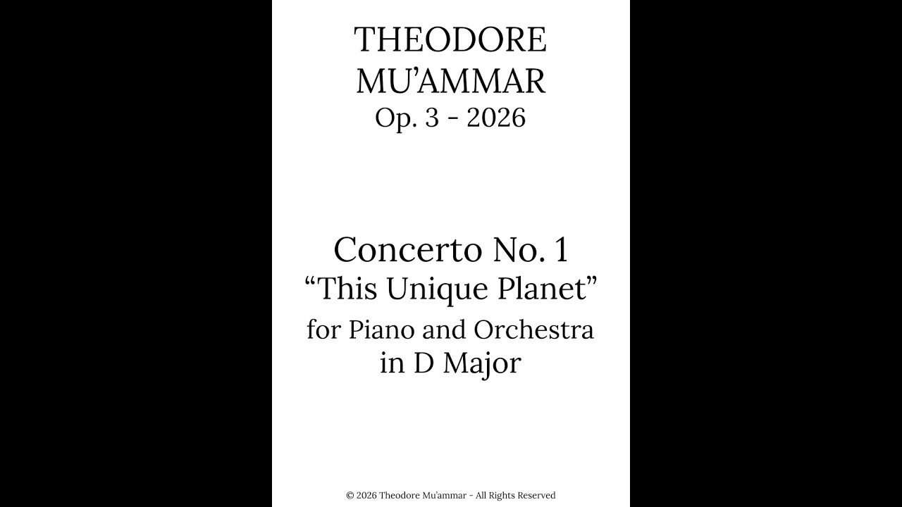 Piano Concerto No. 1 in D Major, 