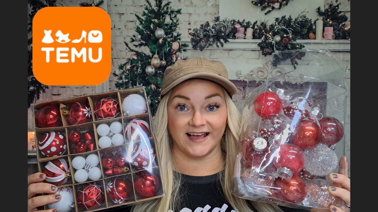 NEW Temu Haul | Christmas Ornaments| 12.9.23 #temu #temuhaul #christmas