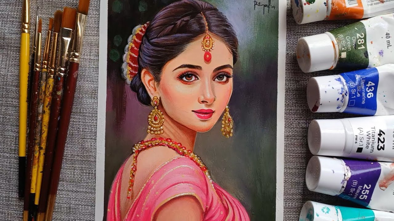 Best Paper For Acrylic Painting| AI Reference Painting