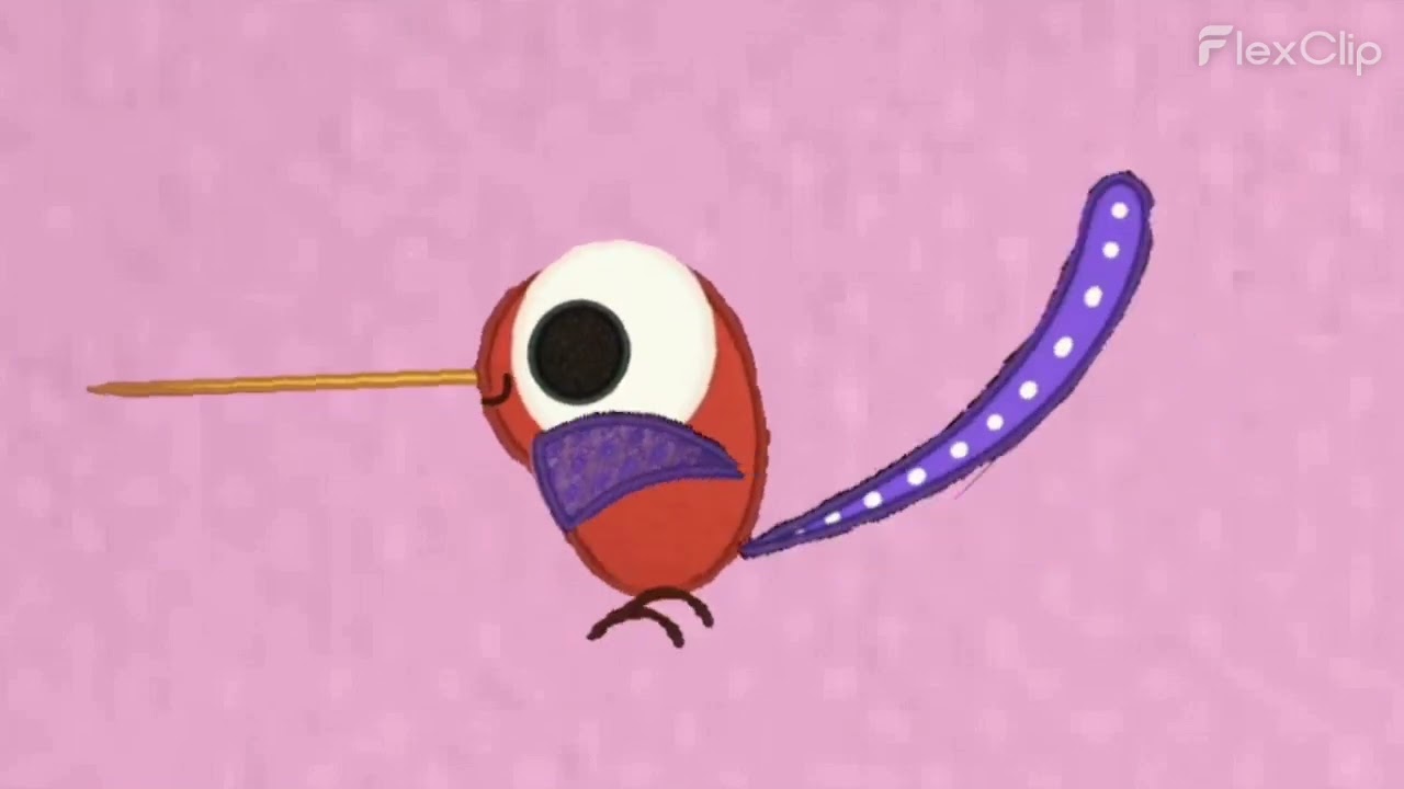 hummingbird from patchwork pals dancing to malfunction