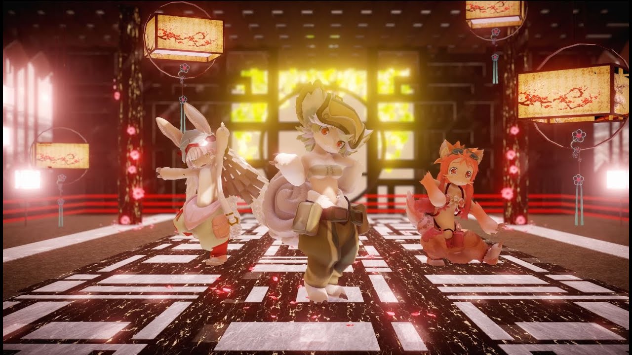 【MMD】 Chaos Medly: GIGA Remix Made In Abyss Mitty Prushka Nanachi