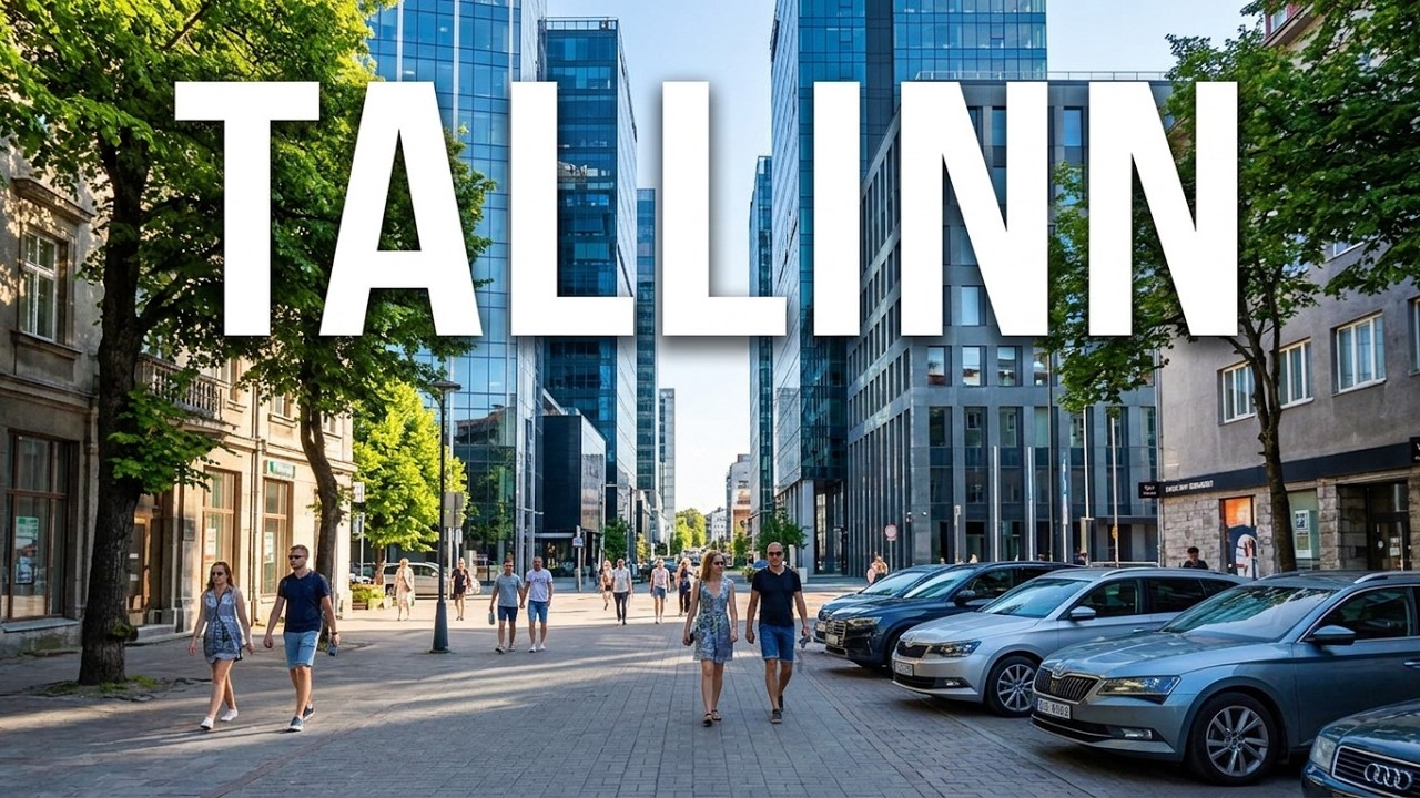 Tallinn City Centre Walking Tour 🇪🇪 | Tallinn Estonia 2025 4K