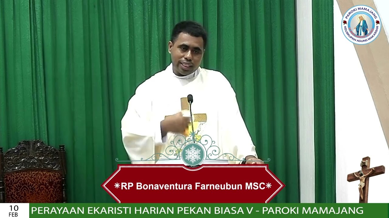 Homili Selasa 10 Feb 2026 oleh RP Bonaventura Farneubun MSC