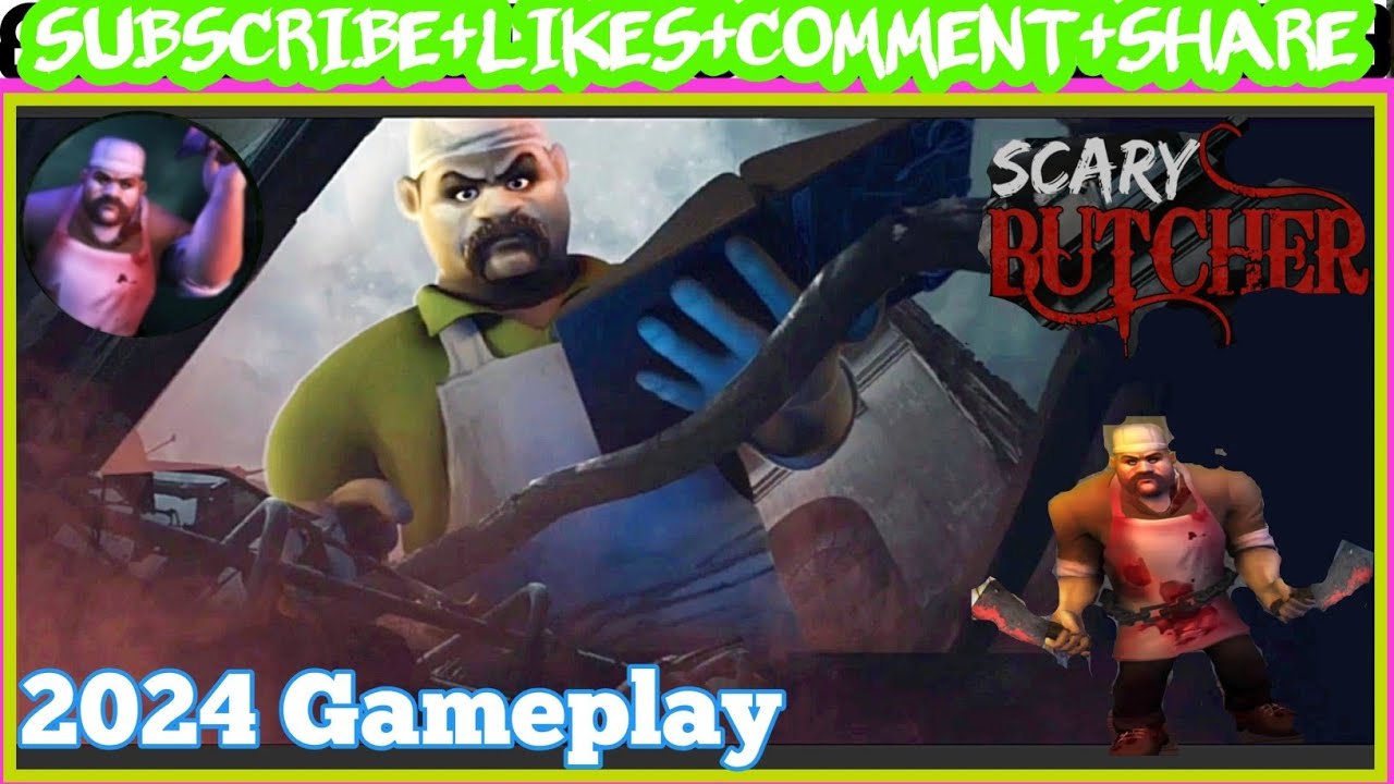 Scary Butcher 3D-Gameplay Walkthrough - All Levels New version 3.1\ Scary Butcher 3d - Android Game