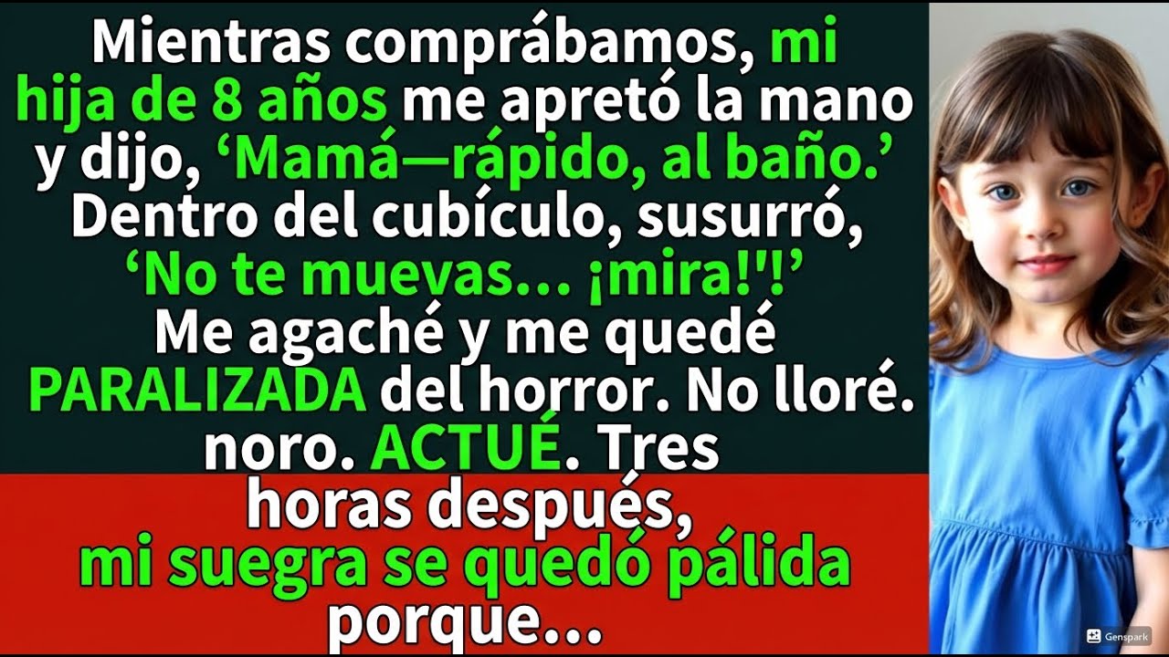 ¡Shh! No te muevas, mira”, susurró mi hija.Me agaché y me quedé CONGELADA.Poco después, mi suegra…