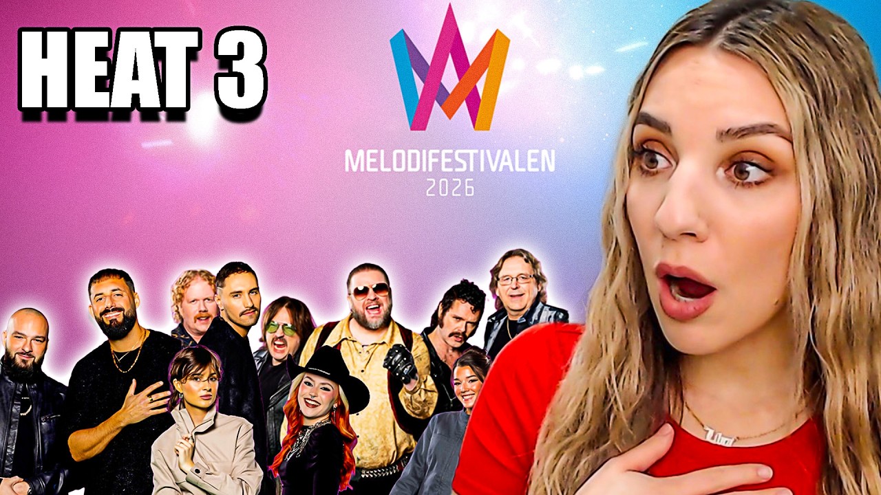 Реакция на третий отборочный тур фестиваля Melodi Festival (Швеция, Евровидение 2026)