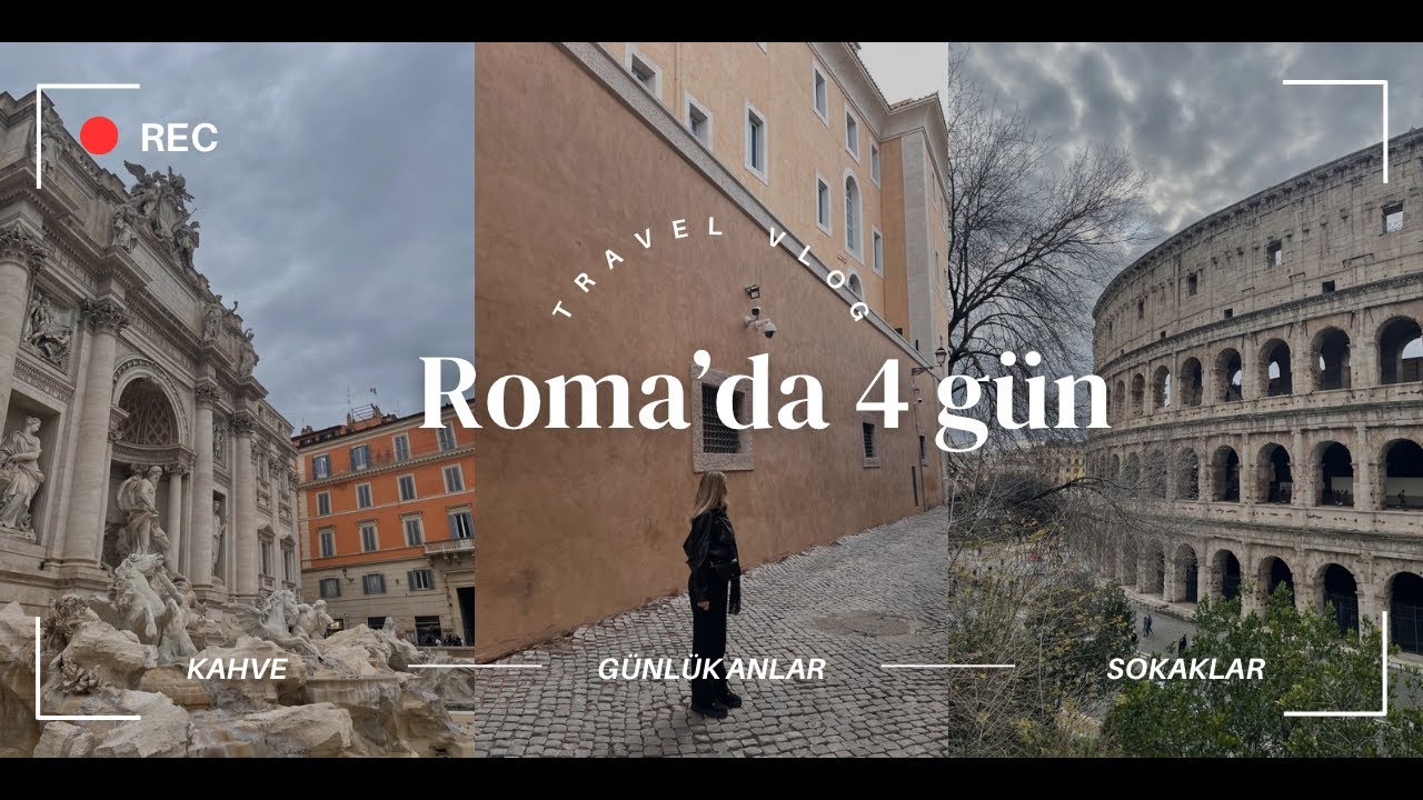 Roma Vlog | İtalya’da Günlük Hayat, Yemekler, Vintage Dükkanlar