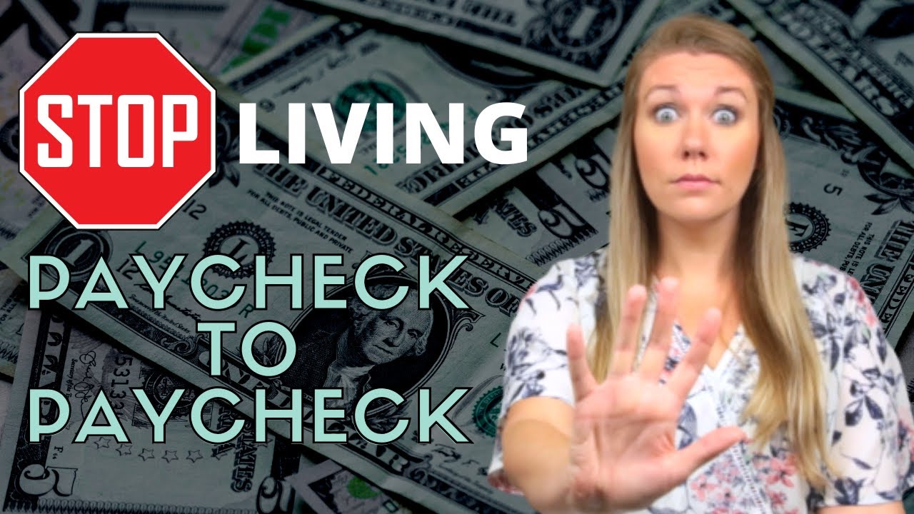 How To STOP Living Paycheck to Paycheck - Get One Month AHEAD on BILLS