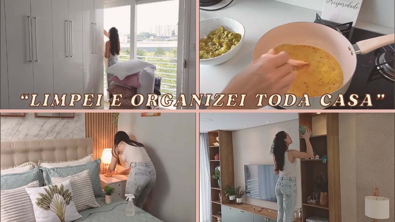 Limpei e Organizei Toda Casa + Almo&ccedil;o Delicia | Carla Oliveira
