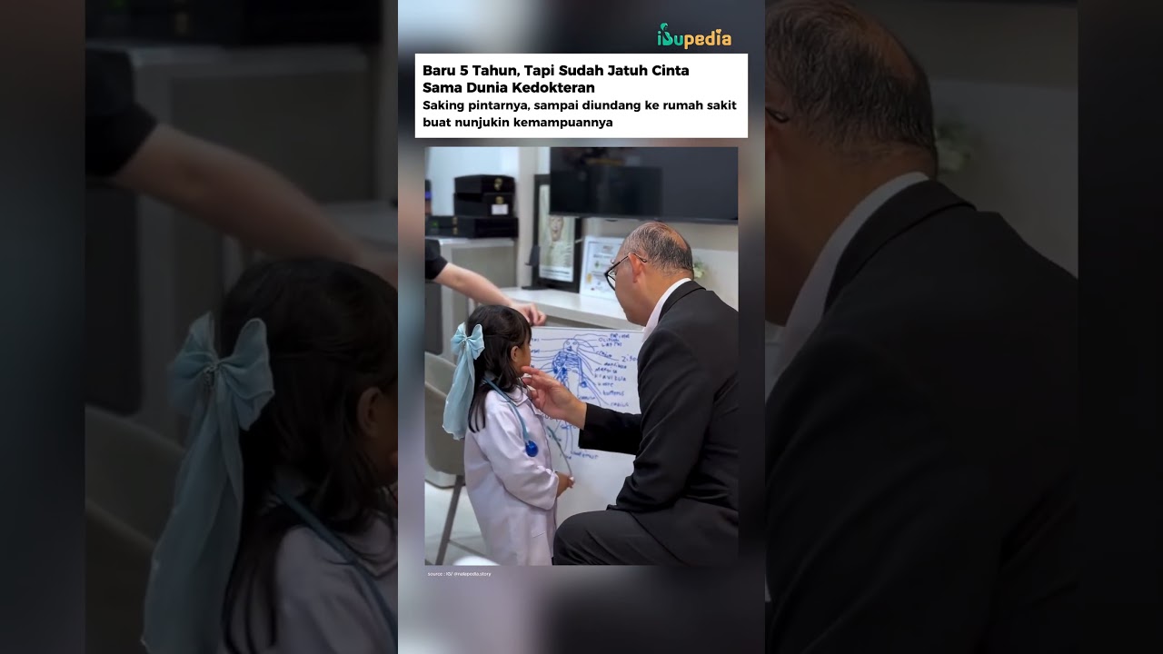 Anak 5 Tahun Jelasin 31 Jenis Tulang Manusia di Depan Dokter