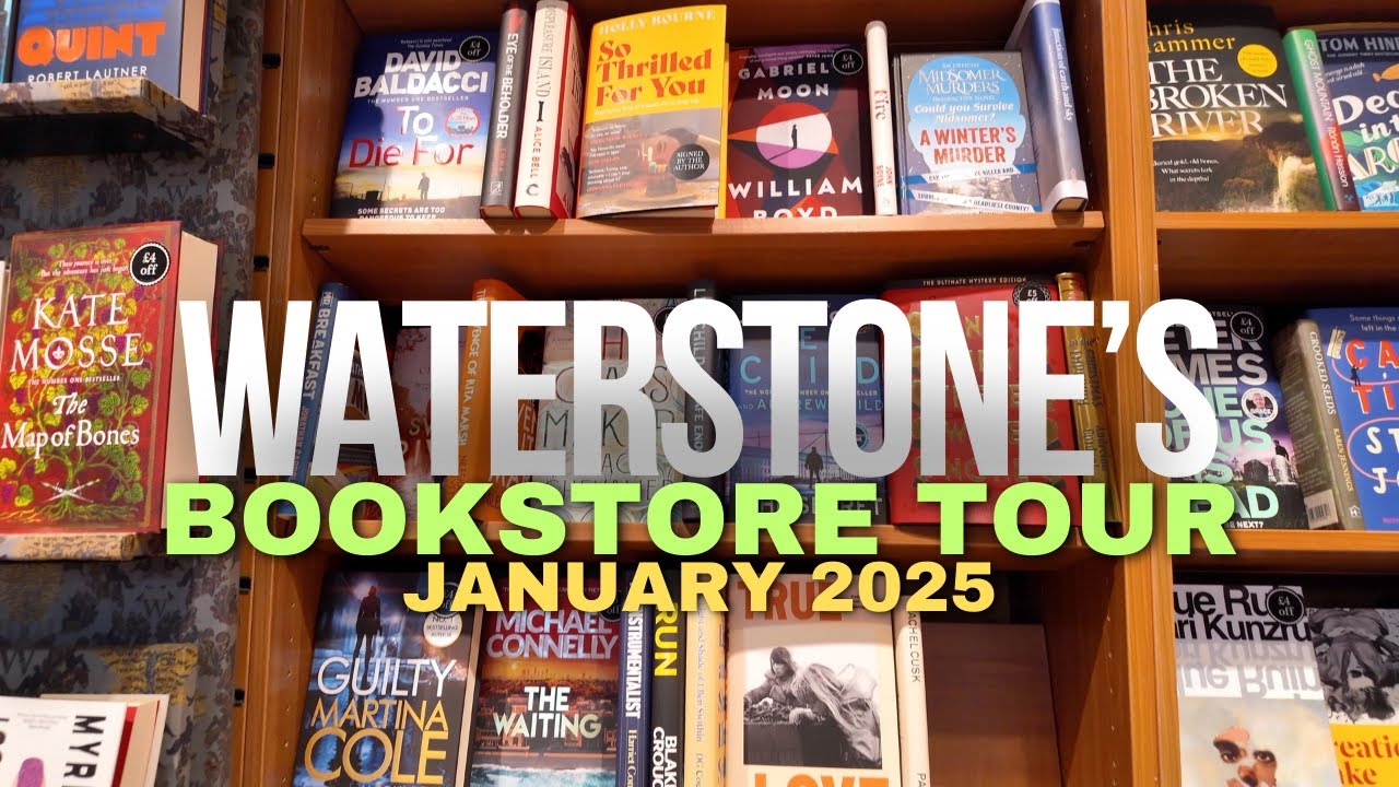 Waterstone's Bookstore Tour - Best New Releases This January
