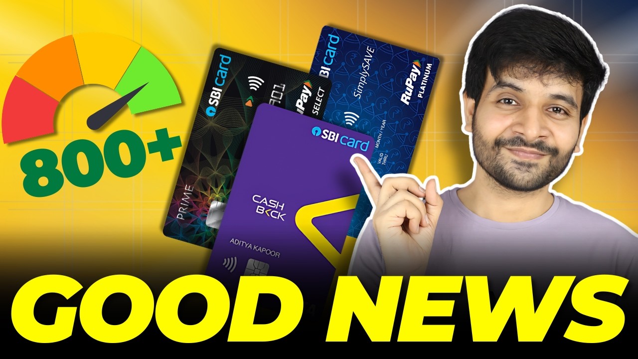 Good News for SBI Credit Card Users - CIBIL 📈