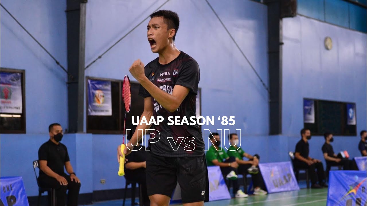 UAAP SEASON '85 MEN'S BADMINTON: Albo (UP) vs Zafra (NU)