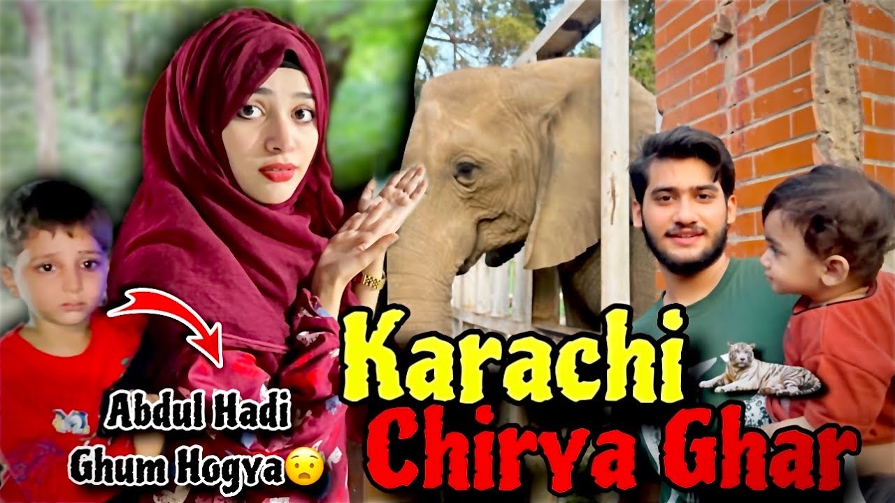 Laiba Fatima Visited Karachi Zoo With Her Family✨- Abdul Hadi Zoo Mai Ghum Hogaya😱.