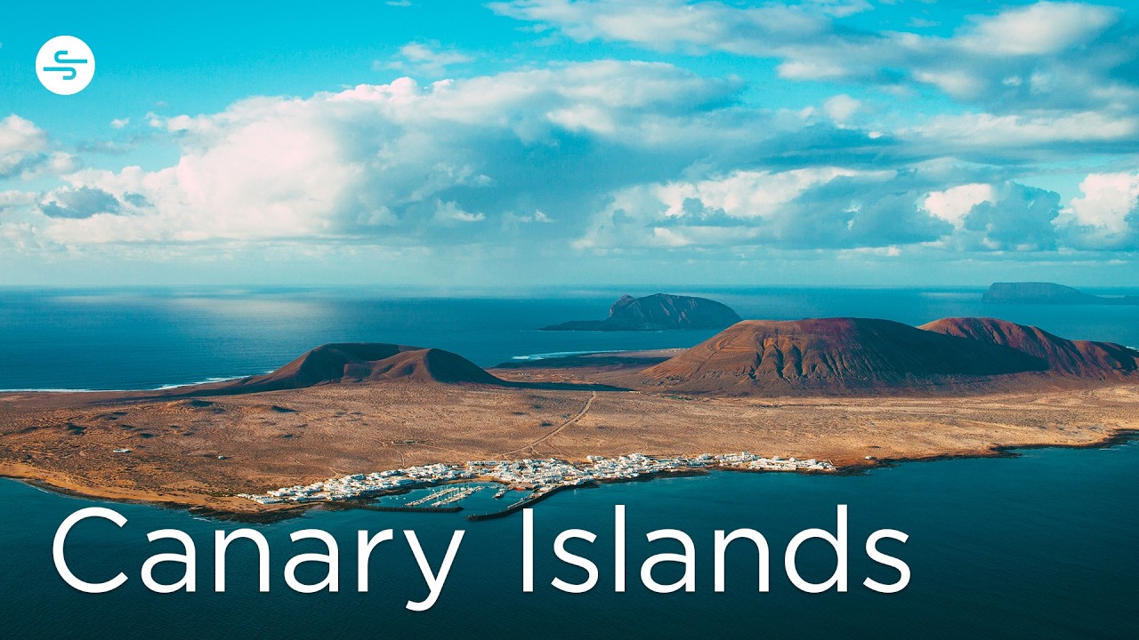 [4K UHD] Lanzarote, CANARY ISLANDS🇮🇨 Ambient Drone Film + Ambient Chillout Music for Relax