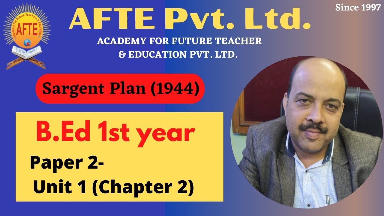 B.Ed (Haryana)1st year Paper 2 , Unit 1 chap. 2   - Kanhaiya Tiwari Sir