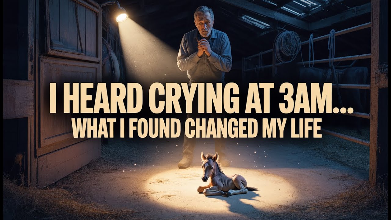 Ranch Owner Heard Crying From the Old Barn... The TINY Foal He Found Changed His ENTIRE Life